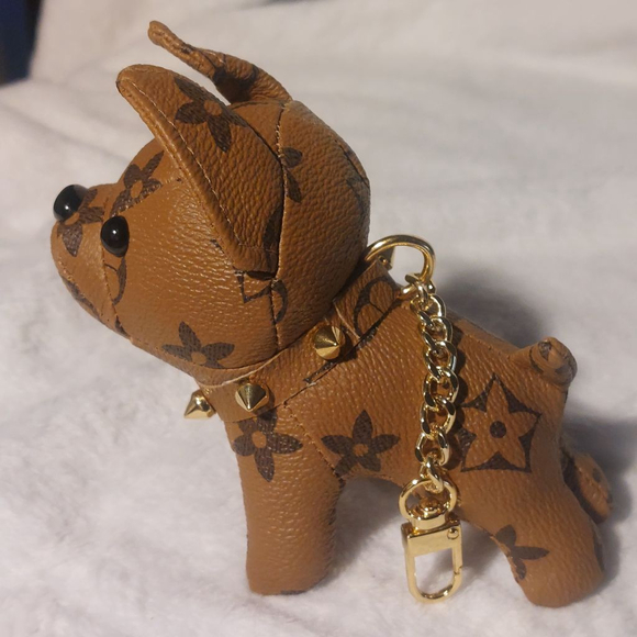 Beautiful Brown and Black Frenchie Puppy bag charm - Picture 4 of 4